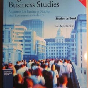 ENGLISH FOR BUSINESS STUDIES STUDENT ' S BOOK A COURSE FOR BUSINESS STUDIES AND ECONOMICS STUDENTS